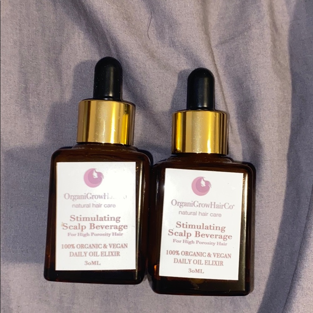 Stimulating scalp beverage